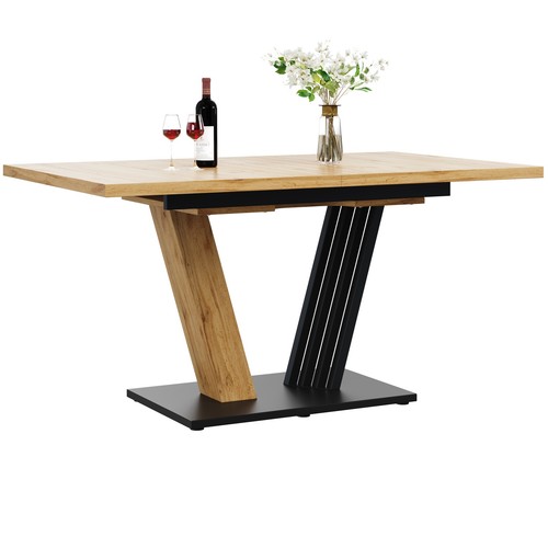 Extendable dining table - dining, w/