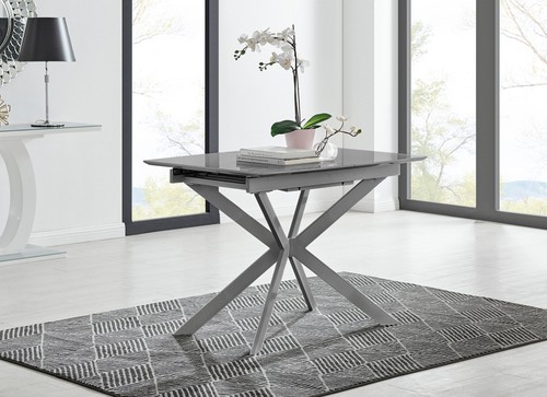 Lira grey high gloss 100 - grey, 100-140cm