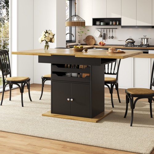 Dining table 110 140 80cm - dining, 110-140×80cm