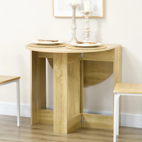 Oak brown folding dining - dining, table