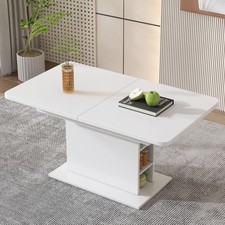 Dining Table 110-130cm White
