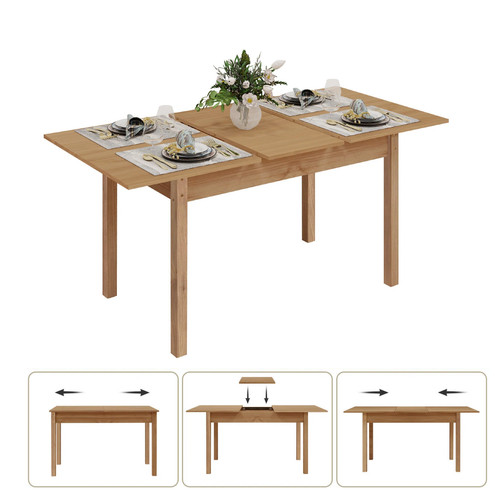 Large extendable dining table - large,