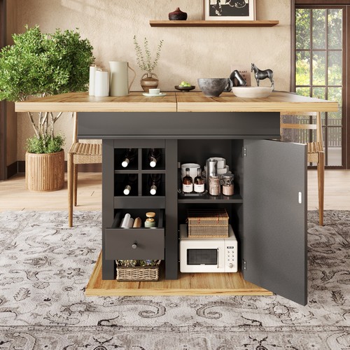 Telescopic dining table with - telescopic,